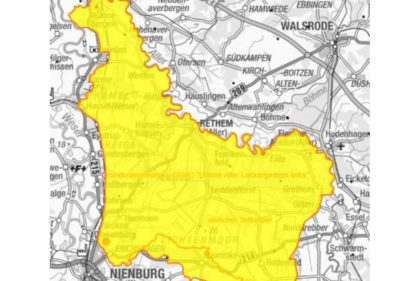 Karte GWK mit Teilkörper Nord und Süd
