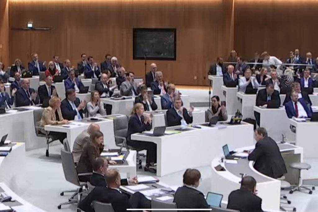 CDU-Fraktionsvorsitzenden Sebastian Lechner zum zweiten Nachtragshaushaltsgesetz