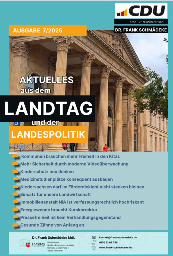 Aktuelles aus dem Landtag im September