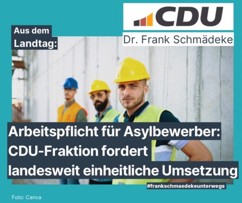 Arbeitspflicht für Asylbewerber: Kommunen brauchen klare und einheitliche Rahmenbedingungen